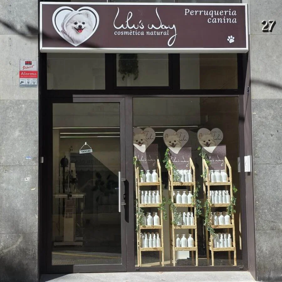 entrada peluqueria canina barcelona (1) Entrada peluqueria canina Lulu’s Way